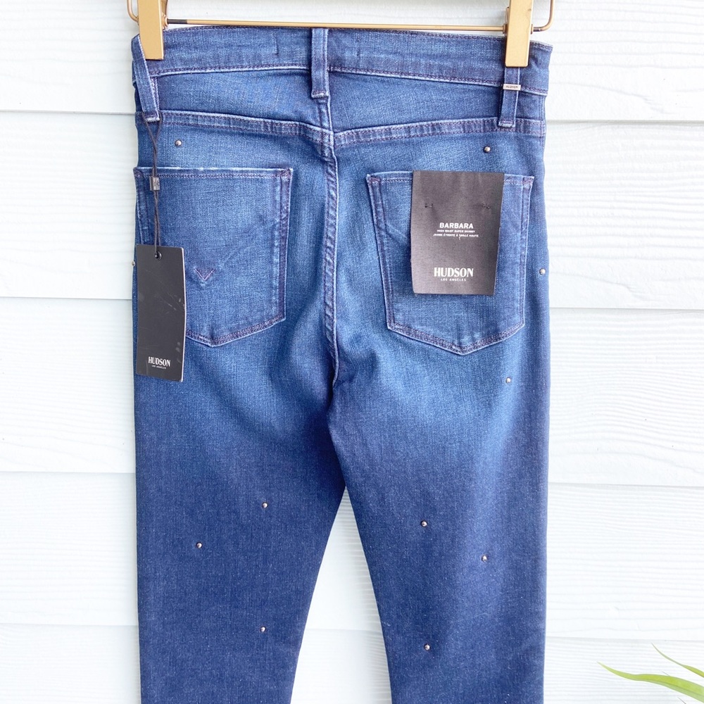HUDSON JEANS Barbara Super Skinny Hi Rise Size 25 - Picture 4 of 10